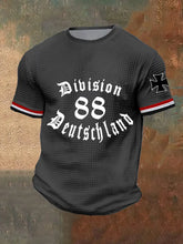 Herren Division 88 Deutschland bedrucktes Kurzarm-T-Shirt zartstils